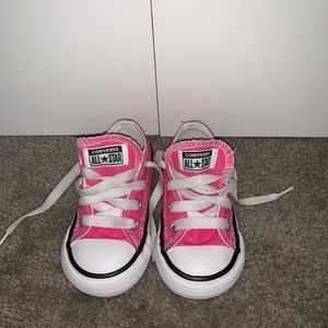 Pink Toddler Low Cut Converse